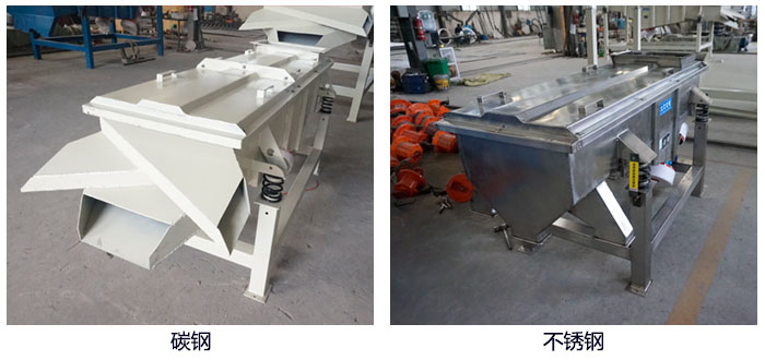 三個出料口所制成的，材質分碳鋼和不銹鋼兩種