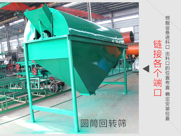 根據設備進料口、出料口的位置布置，對篩體安裝位置進行確定